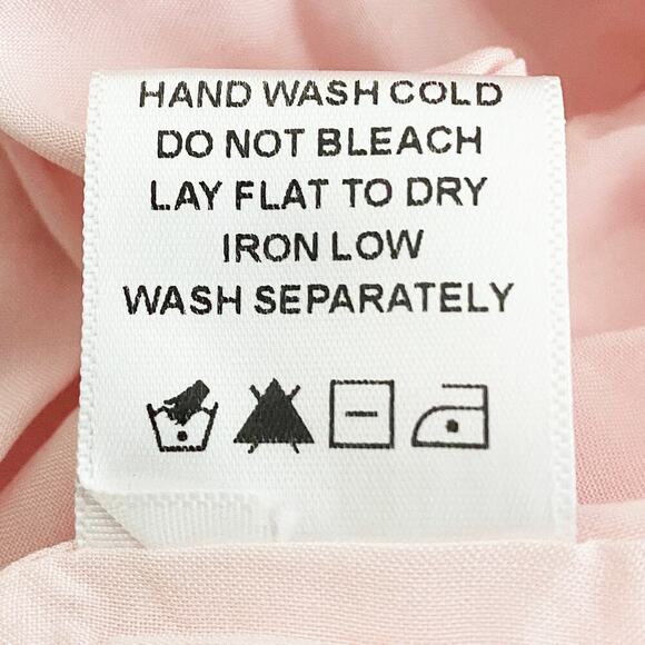 Lovers & Friends Women's Ami Mini Dress Shirred Ruffled Pink Stripes Tie Straps - Picture 12 of 12